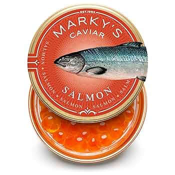 アクセサリー Salmon roe MSC Wild Alaskan Sockeye Salmon Roe Ikura - 2 lb 3 oz tray
